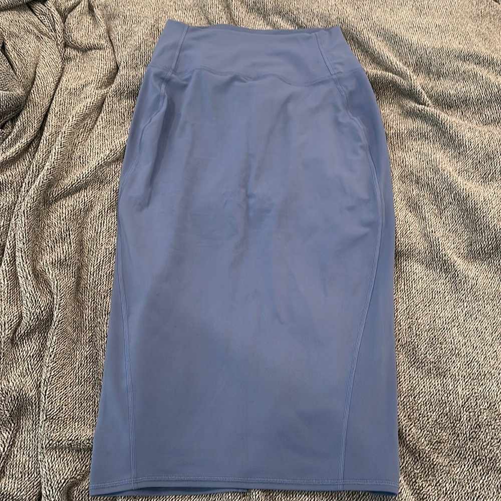 Lululemon Athletica Blue Midi Skirt for Work